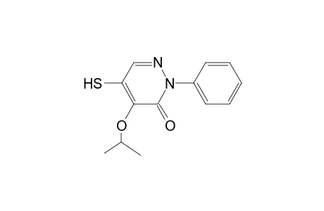 4-Isopropoxy-2-phenyl-5-sulfanyl-3(2H)-pyridazinone