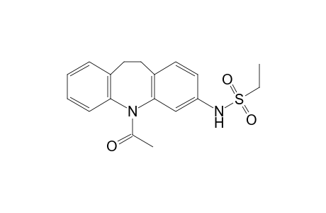Ethanesulfonic acid (5-acetyl-10,11-dihydro-5H-dibenzo[b,f]azepin-3-yl)-amide