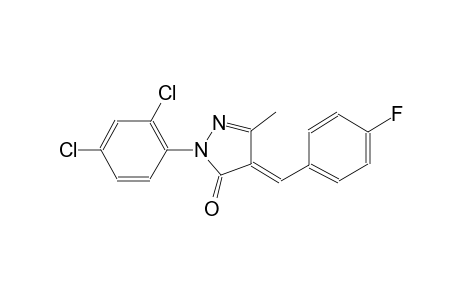 3H-pyrazol-3-one, 2-(2,4-dichlorophenyl)-4-[(4-fluorophenyl)methylene]-2,4-dihydro-5-methyl-, (4E)-