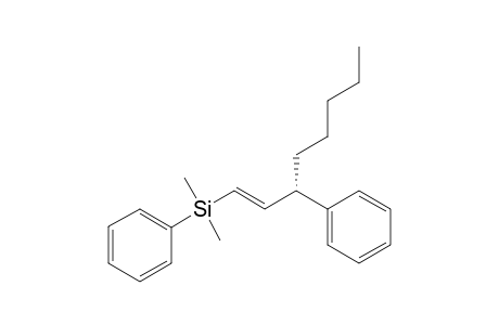 (+)-(3S,1E)-Dimethyl-phenyl-(3-phenyl-oct-1-enyl)-silane