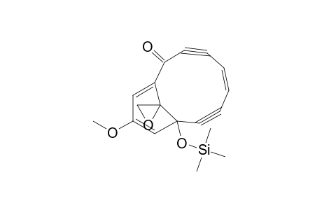 Spiro[bicyclo[7.3.1]trideca-5,10,12-triene-3,7-diyne-13,2'-oxiran]-2-one, 11-methoxy-9-[(trimethylsilyl)oxy]-, [9R-(5Z,9R*,13R*)]-