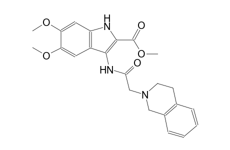 methyl 3-[(3,4-dihydro-2(1H)-isoquinolinylacetyl)amino]-5,6-dimethoxy-1H-indole-2-carboxylate