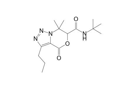 N-tert-butyl-7,7-dimethyl-4-oxo-3-propyl-6,7-dihydro-4H-[1,2,3]triazolo[5,1-c][1,4]oxazine-6-carboxamide