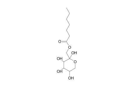 beta-D-FRUCTOPYRANOSE, 1-O-HEPTANOYL-
