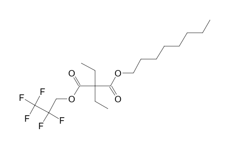 Diethylmalonic acid, 2,2,3,3,3-pentafluoropropyl octyl ester