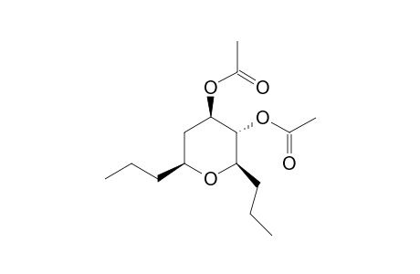 (2,3-anti,3,4-anti,4,6-syn)-2,6-Di(propyl)-3,4-diacetoxyoxacyclohexane