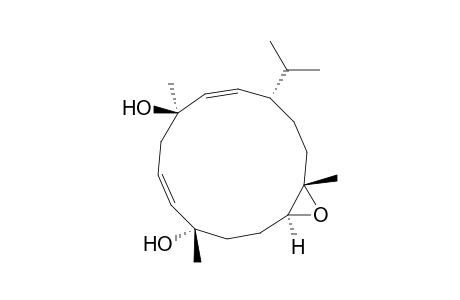 15-Oxabicyclo[12.1.0]pentadeca-5,9-diene-4,8-diol, 4,8,14-trimethyl-11-(1-methylethyl)-, [1S-(1R*,4R*,5E,8S*,9E,11R*,14R*)]-