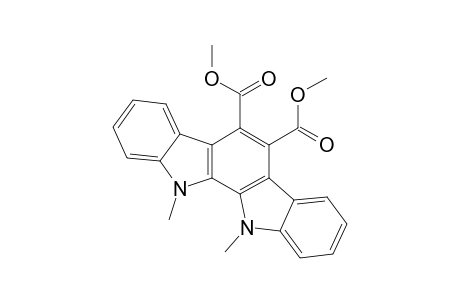 4,5-BIS-(METHOXYCARBONYL)-10,11-DIMETHYL-10,11-DIHYDROINDOLO-[2.3-A]-CARBAZOLE