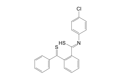 N-(p-chlorophenyl)thio-o-(thiobenzoyl)benzimidic acid