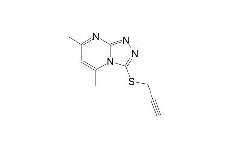 5,7-dimethyl-3-(2-propynylsulfanyl)[1,2,4]triazolo[4,3-a]pyrimidine