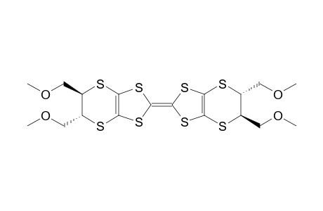 (5R,6R,5'R,6'R)-5,6-Dihydro-2-(5',6'-dihydro-5',6'-di(methoxymethyl)-1,3-dithiolo[4,5-b][1,4]dithiin-2-ylidene)-5,6-di(methoxymethyl)-1,3-dithiolo[4,5-b][1,4]dithiin