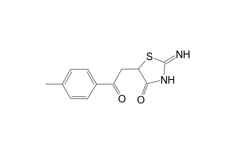 2-Imino-5-(2-oxo-2-p-tolyl-ethyl)-thiazolidin-4-one