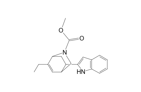 3-Ethyl-7-(2-indolyl)-5-azabicyclo[2.2.2]oct-2-en-5-carbonsaure-methylester