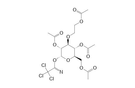 3-O-(2-ACETOXYETHYL)-2,4,6-TRI-O-ACETYL-D-GLUCOPYRANOSYL-TRICHLOROACETIMIDATE