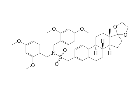 N,N-bis(2',4'-Dimethoxybenzyl)-17,17-(ethylenedioxy)-estra-1,3,5(10)-triene-3-methanesulfonamide