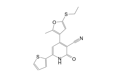 4-[5-(ethylsulfanyl)-2-methyl-3-furyl]-2-oxo-6-(2-thienyl)-1,2-dihydro-3-pyridinecarbonitrile