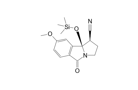 10-Cyano-9-(trimethylsilyloxy)-6-methoxy-1-azatricyclo[7.3.0.0(3,8)]dodeca-3(8),4,6-trien-2-one