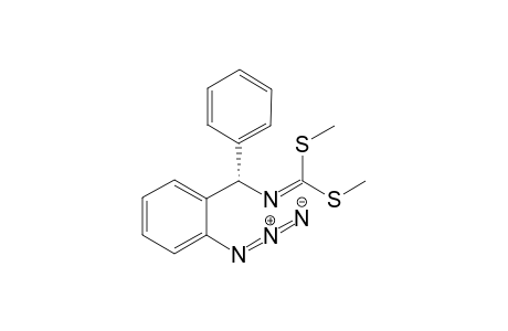 (S)-Dimethyl N-(2-Azido-.alpha.-phenylbenzyl)dithiocarbonimidate