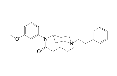 N-(3-Methoxyphenyl)-N-(1-(2-phenylethyl)piperidin-4-yl)pentanamide