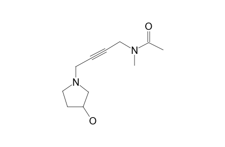 Acetamide, N-methyl-N-[4-(3-hydroxypyrrolidinyl)-2-butynyl]-