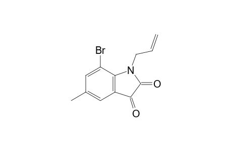 1-Allyl-7-bromo-5-methyl-indoline-2,3-dione