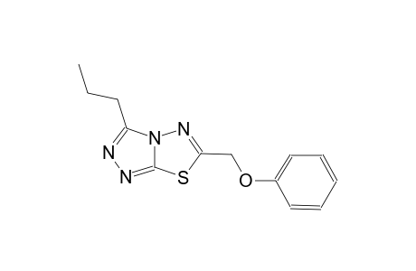 phenyl (3-propyl[1,2,4]triazolo[3,4-b][1,3,4]thiadiazol-6-yl)methyl ether