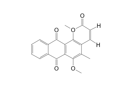 (Z)-1,4-DIMETHOXY-2-METHYL-3-(3'-OXOBUT-1'-ENYL)-9,10-ANTHRAQUINONE