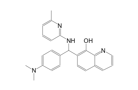 7-{[4-(dimethylamino)phenyl][(6-methyl-2-pyridinyl)amino]methyl}-8-quinolinol