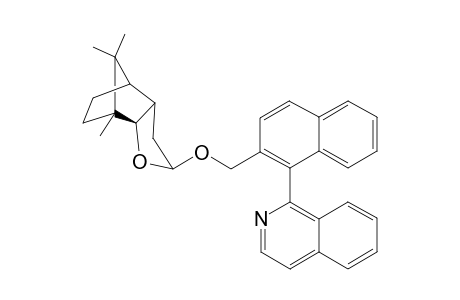 (R)-1-[2'-[[([2"-S-(2".alpha.,3a".alpha.,4".alpha.-7a".alpha.)]Octahydro-7",8",8"-trimethyl-4",7"-methanonenzofuran-2"-yl)oxy]methyl]-1'-naphthalenyl]isoquinoline