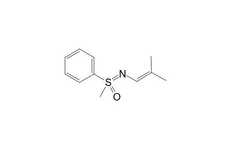 S-Methyl-N-(2-methylprop-1-en-1-yl)-S-phenylsulfoximine