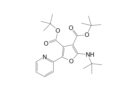 Di-tert-butyl 2-(tert-butylamino)-5-(2-pyridyl)-3,4-furandicarboxylate