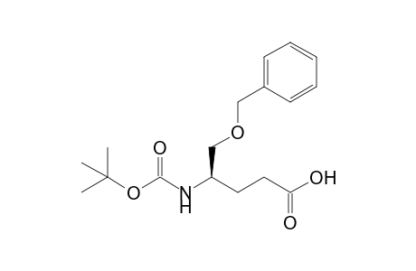 (R)-4-t-Butoxycarbonylamino-5-benzyloxypentanoic acid