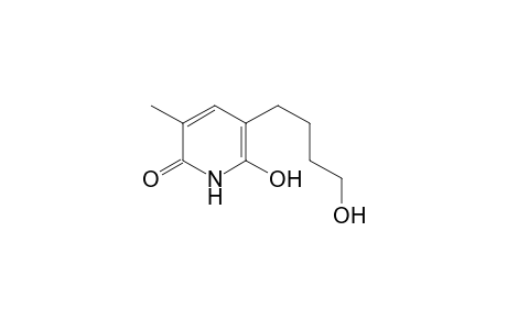 5-(4-Hydroxybutyl)-6-hydroxy-3-methyl-1H-pyridin-2-one