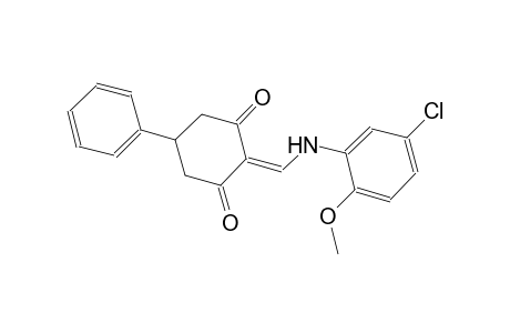 2-[(5-chloro-2-methoxyanilino)methylene]-5-phenyl-1,3-cyclohexanedione