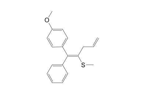 1-Methoxy-4-[(1Z)-2-(methylthio)-1-phenylpenta-1,4-dienyl]benzene