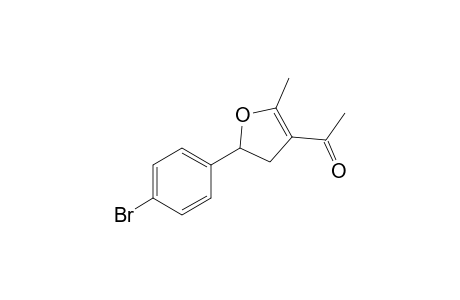 1-[5-(4-Bromophenyl)-2-methyl-4,5-dihydrofuran-3-yl]ethanone