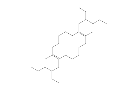 2,3,11,12-Tetraethyl-1,2,3,4,5,6,7,8,9,10,11,12,13,14,15,16,17,18-octadecahydrodibenzo[a,H]cyclotetradecene