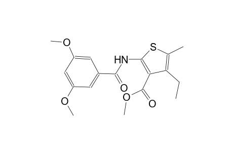 methyl 2-[(3,5-dimethoxybenzoyl)amino]-4-ethyl-5-methyl-3-thiophenecarboxylate