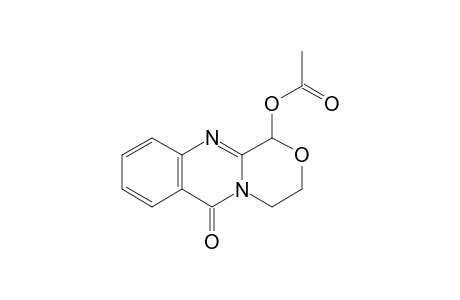 1-ACETOXY-3,4-DIHYDRO-(1H,6H)-[1,4]-OXAZINO-[3,4-B]-QUINAZOLIN-6-ONE