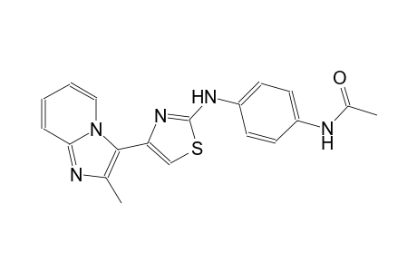 acetamide, N-[4-[[4-(2-methylimidazo[1,2-a]pyridin-3-yl)-2-thiazolyl]amino]phenyl]-