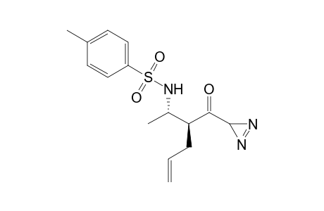 Diazo-[N-tosyl-2(S)-vinyl-L-.beta.-homoalanyl]methane