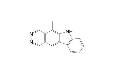 5-Methyl-6H-pyridazino[4,5-b]carbazole