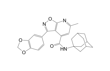 N-(1-adamantyl)-3-(1,3-benzodioxol-5-yl)-6-methylisoxazolo[5,4-b]pyridine-4-carboxamide