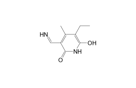 Ethyl-3-iminomethyl-4-methyl-6-hydroxy-2-pyridone
