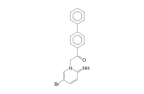 2-(2-azanylidene-5-bromanyl-pyridin-1-yl)-1-(4-phenylphenyl)ethanone