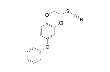 2-(2-Chloranyl-4-phenoxy-phenoxy)ethyl thiocyanate