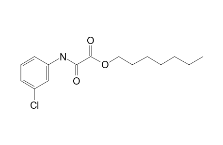 Oxalic acid, monoamide, N-(3-clorophenyl)-, heptyl ester