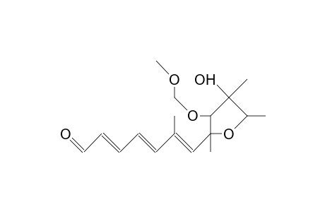 (2E,4E,6E)-6-Methyl-7-([2S,3R,4S,5R]-tetrahydro-4-hydroxy-3-methoxy-methoxy-2,4,5-trimethyl-2-furyl)-2,4,6-heptatrienal