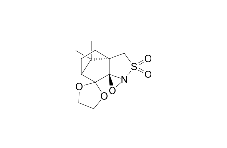 Spiro[1,3-dioxolane-2,8'(5'H)-[4H-4a,7]methanooxazirino[3,2-i][2,1]benzisothiazole], dihydro-9',9'-dimethyl-, 3',3'-dioxide, [2'R-(2'.alpha.,4'a.alpha.,7'.alpha.,8'aR*)]-