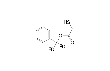 Benzyl-.alpha.,.alpha.-D2 2-mercaptoacetate